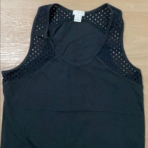 J Crew Racerback Tank eyelet detail sz XS